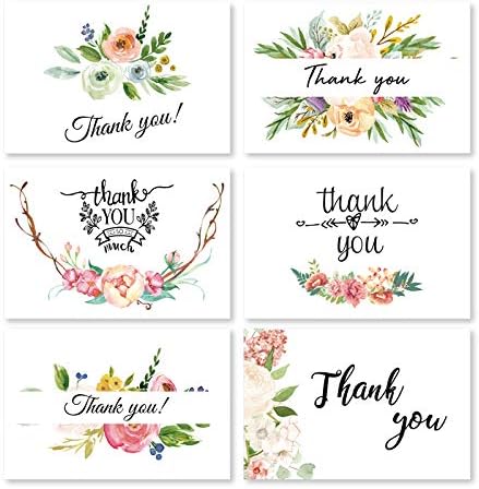 sinHG 3Qメッセージカード 封筒付 グリーティングカード バースデーカード（サンキュー12枚セット・6種類*2）感謝の気持ちを込めて かわいいメッセージを大切な人へbaiA