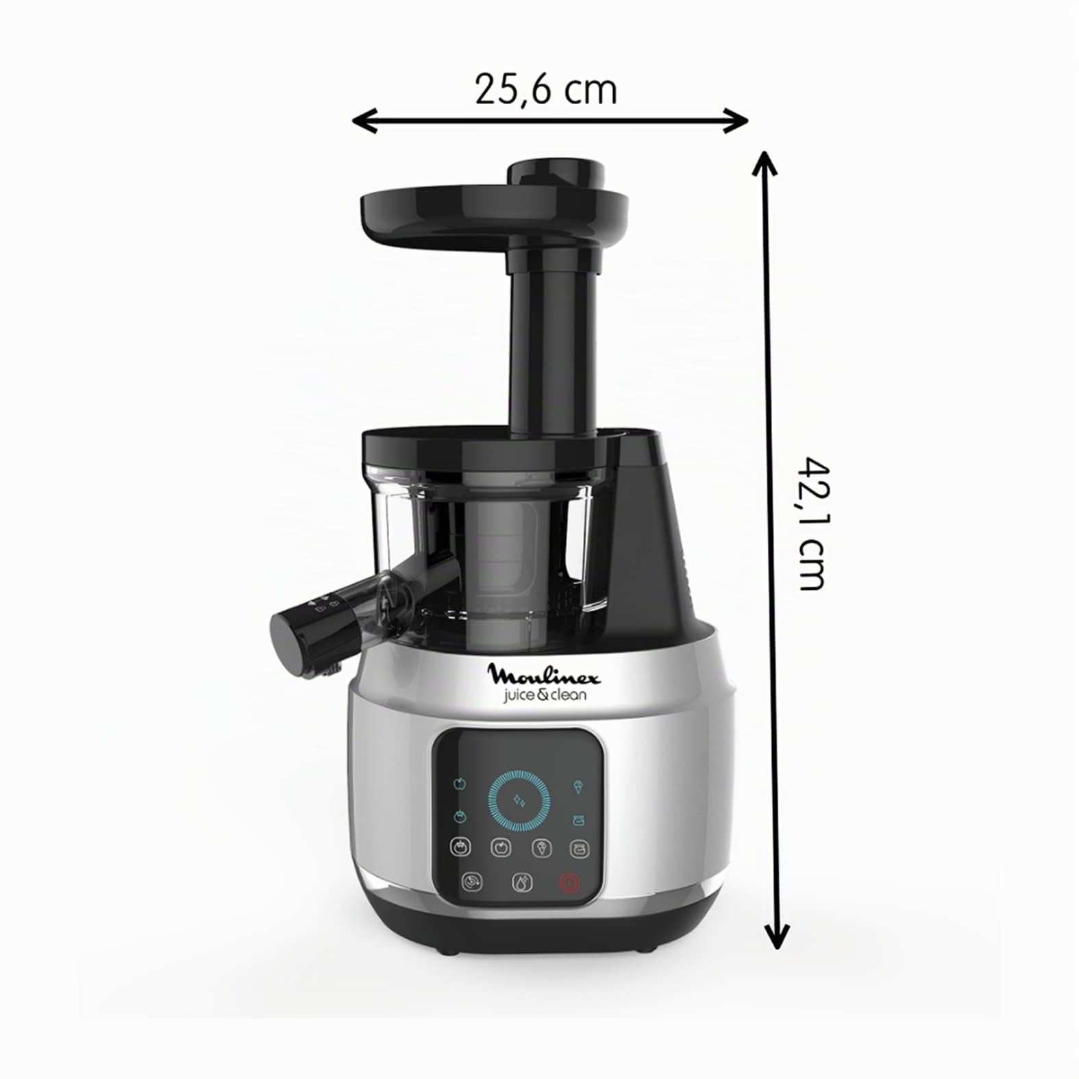 Moulinex Juice & Clean Extracteur de jus 150 W 42-83 tours/min Nettoyage automatique ZU420E10