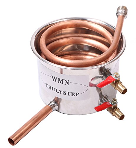 Yuewo 3 Pots Diy 8Gal/30Litres Still Copper Water Alcohol Distiller Home Brew Wine Making Kits With Thumper Keg For Diy Brandy Whisky Wine Essential Oils #TOP3