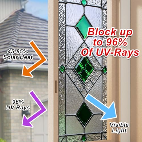 Película decorativa para ventana Hometitute 17.7 x 39.3 in miniatura 4