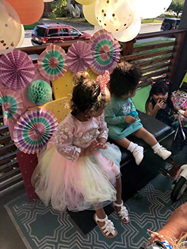 Weileenice Pink Lace Flower Girls Dress 7 8 Pastel Tulle Embroidery Big Girl Bridesmaid Princess Party Dresses Rainbow Peach Junior Girls Birthday Pageant Wedding Ceremony Prom Ball Gown Graduation #TOP6