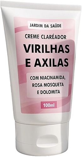Creme Clareador íntimo de Axilas e Virilhas com Niacinamida 100ml