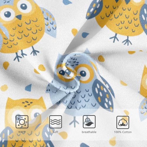 Cartoon Owls Boys' Underwear 100% Cotton Boys' Briefs Soft Toddler Underwear3