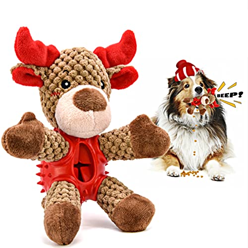 Wdmiya Weihnachts Hundespielzeug (gelb-braun)