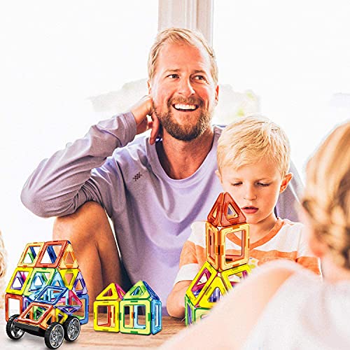 Blocos Magnéticos 68 Peças Brinquedo Educativo Infantil (68 Peças)