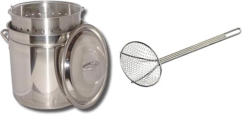 Miniatura 10 de King Kooker KK36SR - Maceta de acero inoxidable con estrías 36 cuartos de galón