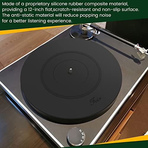 Platine Plateau Tapis en Caoutchouc Noir Coque en Silicone Motif pour Universel pour Tous Les lecteurs LP Disque Vinyle - Les Beatles, Paul McCartney, John Lennon, RIngo Starr, George Harrison Platine Plateau Tapis en Caoutchouc Noir Coque en Silicone Motif pour Universel pour Tous Les lecteurs LP Disque Vinyle – Image 6