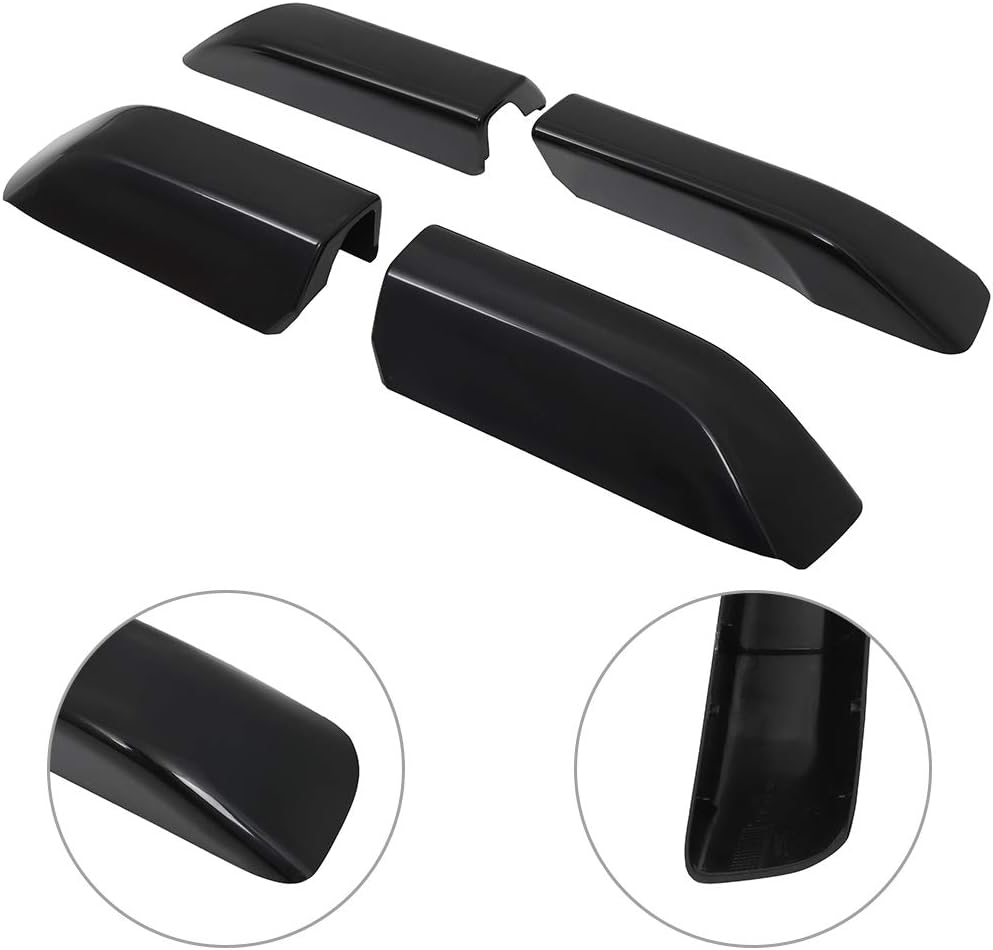 SCITOO 4PCS Roof Rails Rack End Cap Cover Shell Fitfor Toyota 4Runner 2010-2021
