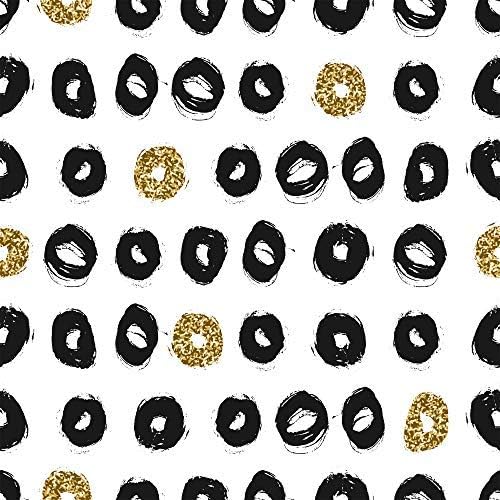 Walls By Me Peel and Stick Black and Yellow Teens Removable Wallpaper 6530-2ft x 4ft (61x122cm)