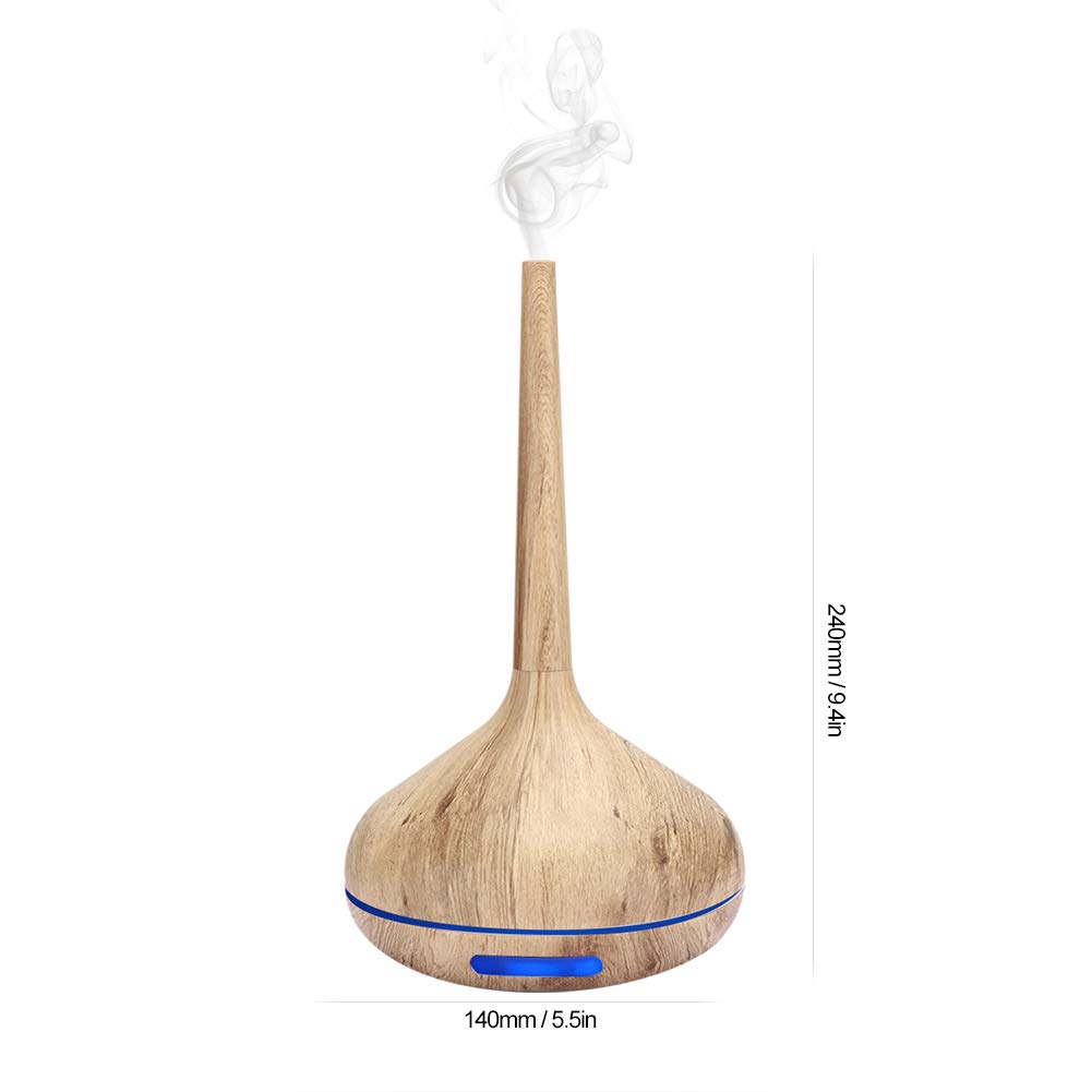 Hidyliu Humidificateur Diffuseur D'aromathérapie avec 7 Veilleuses LED Colorées à Faible Bruit pour Chambre à Coucher et Bureau, Mini Portable 120ml