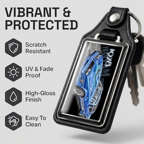Image of Brotherhood Car Key Chain for Trans Am Firebird - Classic Models Keychain for Men and Women Gift Key Ring