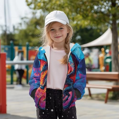 Bulopur Zip Up Sweatshirt for Boys Girls Kids Plush Trendy Long Sleeve Hoodie Sweater Warm Fuzzy Hoodies Winter Clothe3