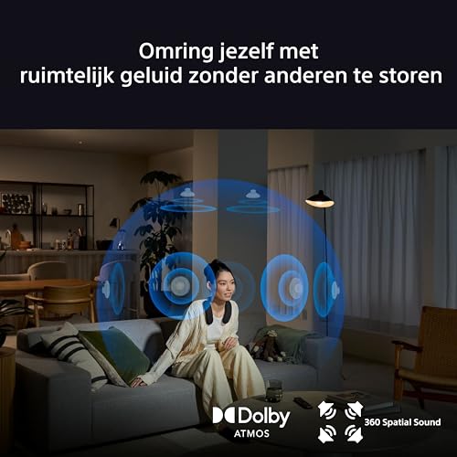 Sony BRAVIA Theatre U - Dolby Atmos® nekbandspeaker, Bluetooth®, Multi-pair connectie, PS5 gaming functie, 360 Spatial Sound Personaliser - Afbeelding 6