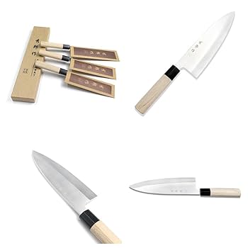 Amazon｜秀郎作 包丁 刺身包丁 出刃包丁 魚 刺身 和食 包丁 2点