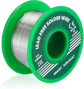 Newoutset 0,8mm Lötzinn mit Flussmittel 30g