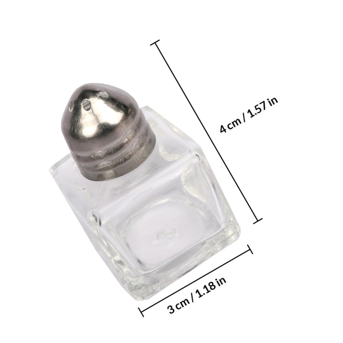 Lot de 10 pots à épices portables en verre et en fer, pour épices fraîches, cuisine, barbecue, idéal pour une pendaison de crémaillère