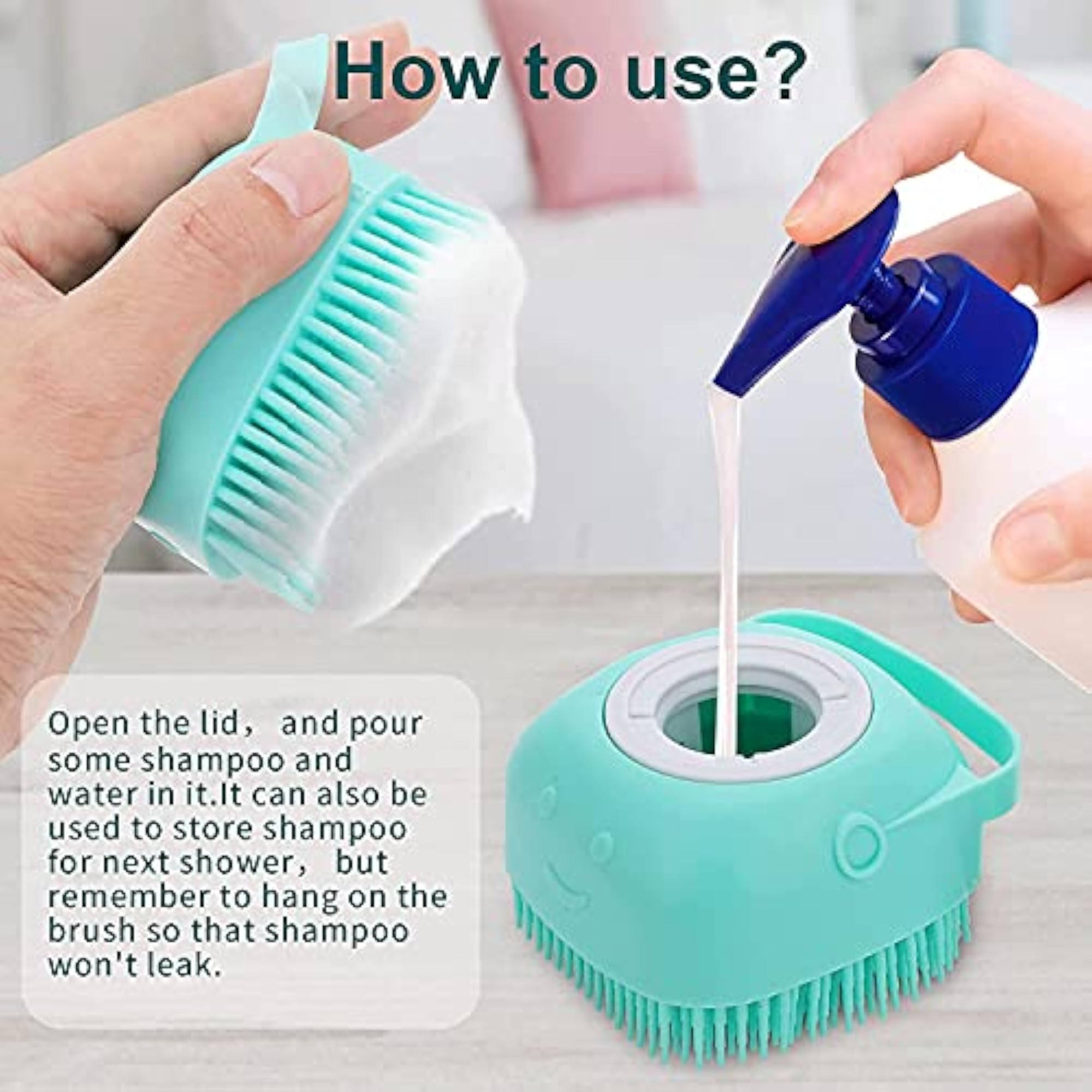 Body Bath Brush, Silicone Soft Cleaning Bath Brush