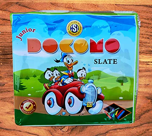 Image of GNR Plastic Black Board Slate For School Kids And Children Education Purpose For 1-3 Years Age | Free Slate Pencils Inside