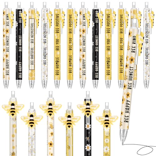 Jetec 48 Pcs Bee Pens Gifts Inspirational Cute Ballpoint Pens Bulk Motivational Employee Appreciation Black Ink for Bee Lovers Thank You Gifts Jetec 48 Pcs Bee Pens Gifts Inspirational Cute Ballpoint Pens Bulk Motivational Employee Appreciation Black Ink for Bee Lovers Thank You Gifts