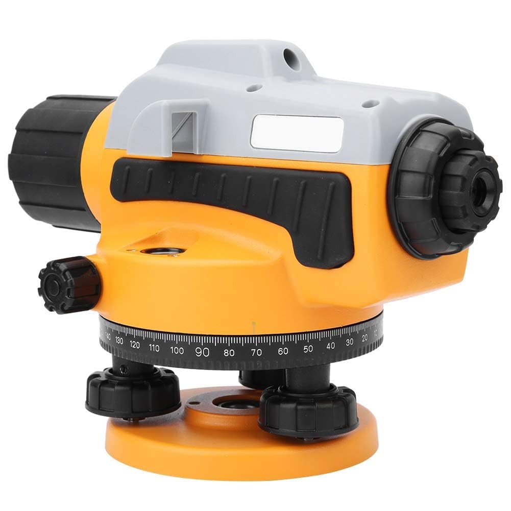 Nivel Óptico Automático de Alta Precisión con 32 Aumentos y Rotación de 360 Grados para Topografía Construcción e Ingeniería con Estuche Protector y Diseño Portátil