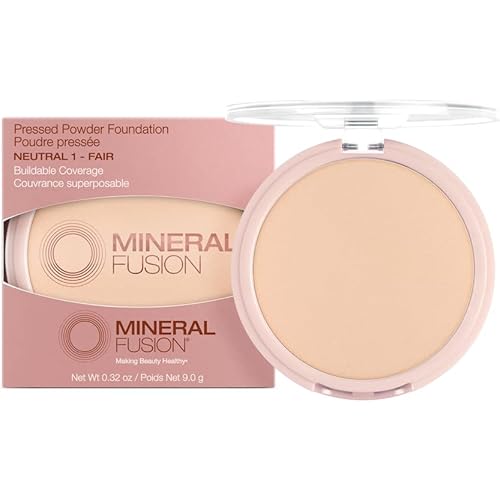 Mineral Fusion Pressed Powder Foundation, Neutral 1 - 0.32oz ea