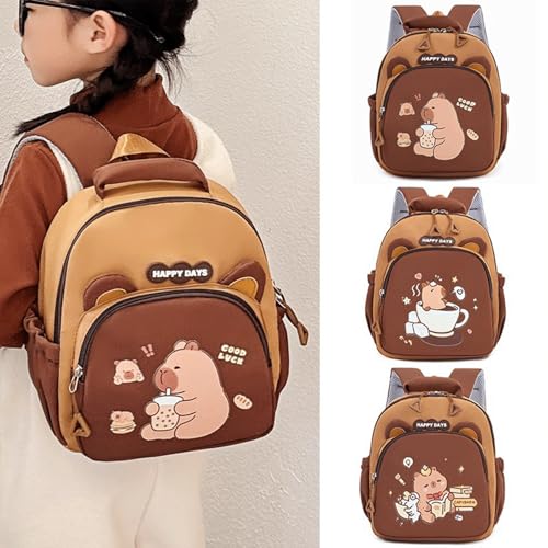 Capybara Backpack Cappy Barra Bag Kawaii Capivara Backpack Cute Kapibara Bag Capibara Mini Daypack(Capybara-3)3