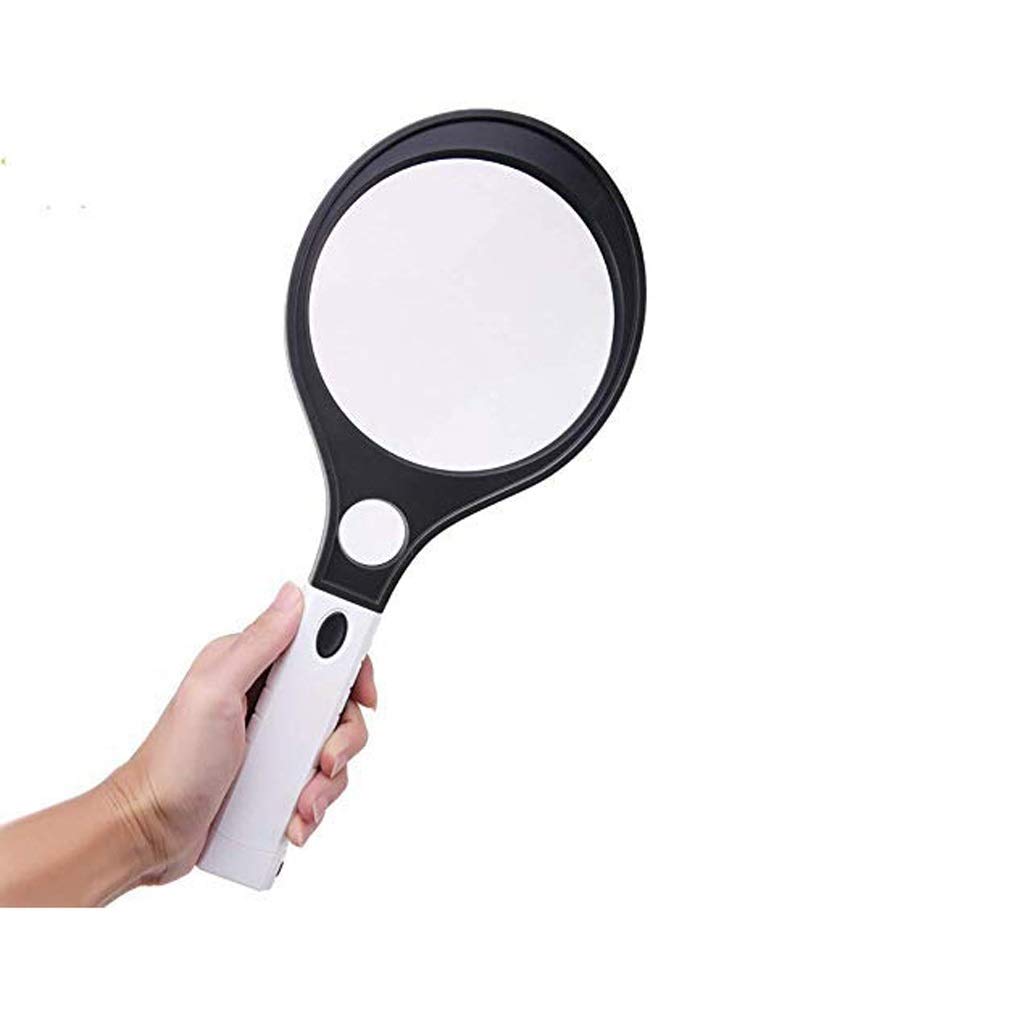 SaryEdge Handheld Magnifier,Portable Magnifier Reading Lens Jewelry Loupe Ideal for Reading,