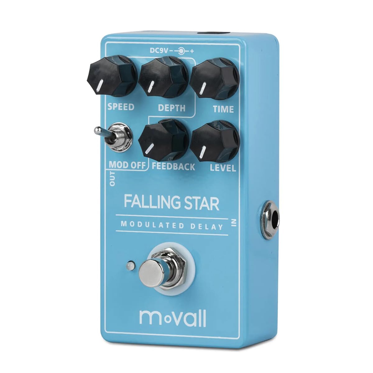 MP-104 - Falling Star Delay modulado, pedal de guitarra con retardo analógico