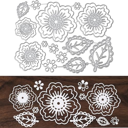 Shimmeroo 3D Rose Flower Die Cuts Card Making DIY Scrapbooking