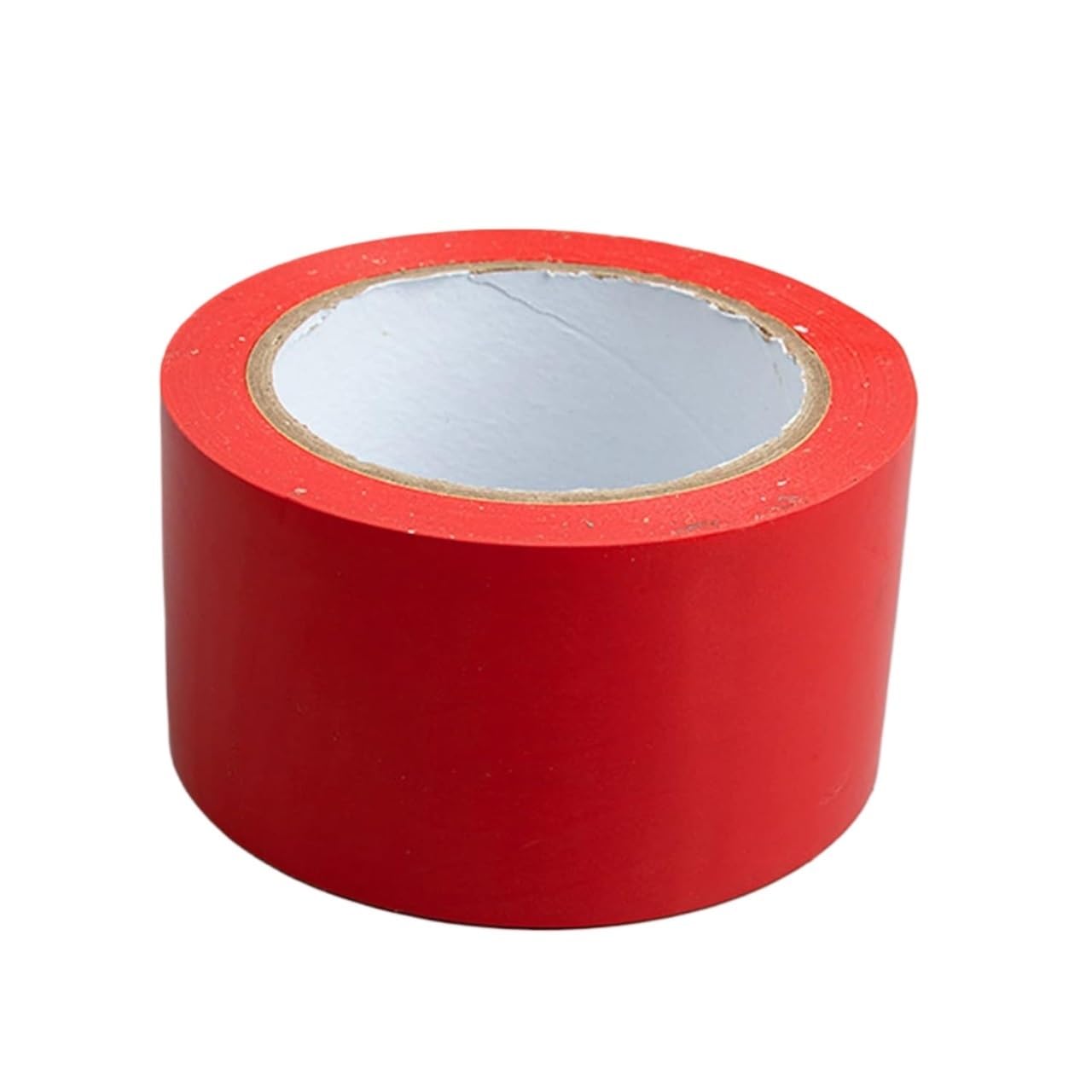 Cinta reflectante de seguridad, Cinta adhesiva de señalización peligro 45 mm x 33 m for marcas barrera y suelos(Red)