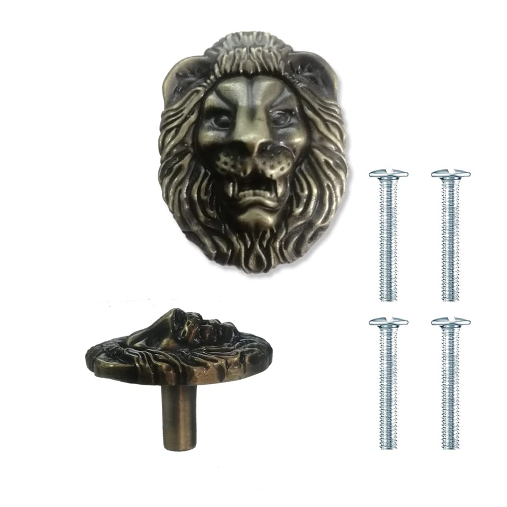 VOLO® Antique Brass Cabinet Knob Pull Handle (Lion Antique)(Pack of 2 Pcs.) (B08S7BKYNC) Amazon Price History, Amazon Price Tracker