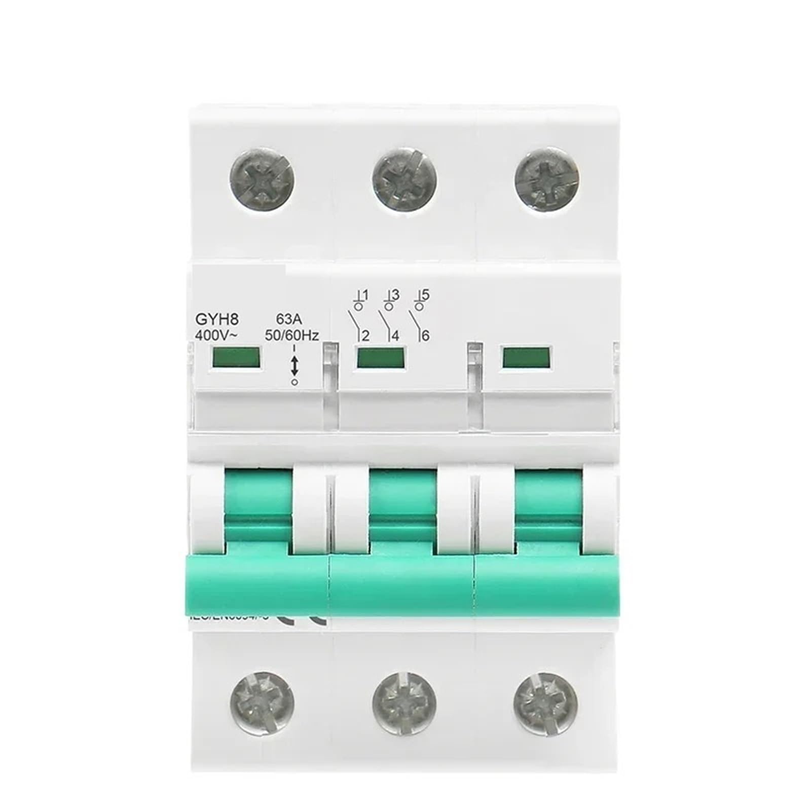 Interrupteur principal triphasé 125A évitez les risques électriques 400V - 5