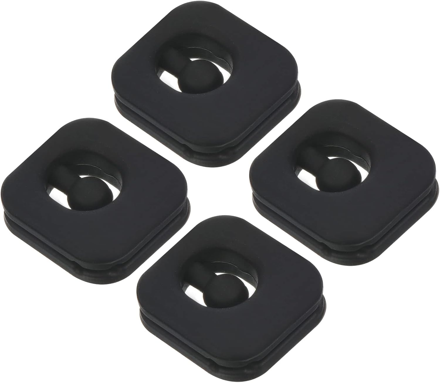 PATIKIL Tennis Vibration Dampener, 4 Pack SquareShaped Silicone Shock