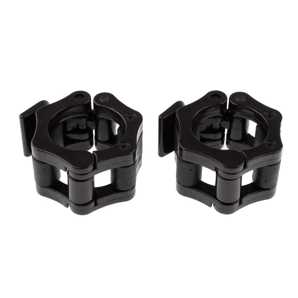 Enakshi® 1 Pair Dumbbell Clamps Collars Barbell Lock Clip for Gym Fitness 50mm Black|Sporting Goods | Fitness Running & Yoga | Strength Training | Barbells & Attachments-image-46