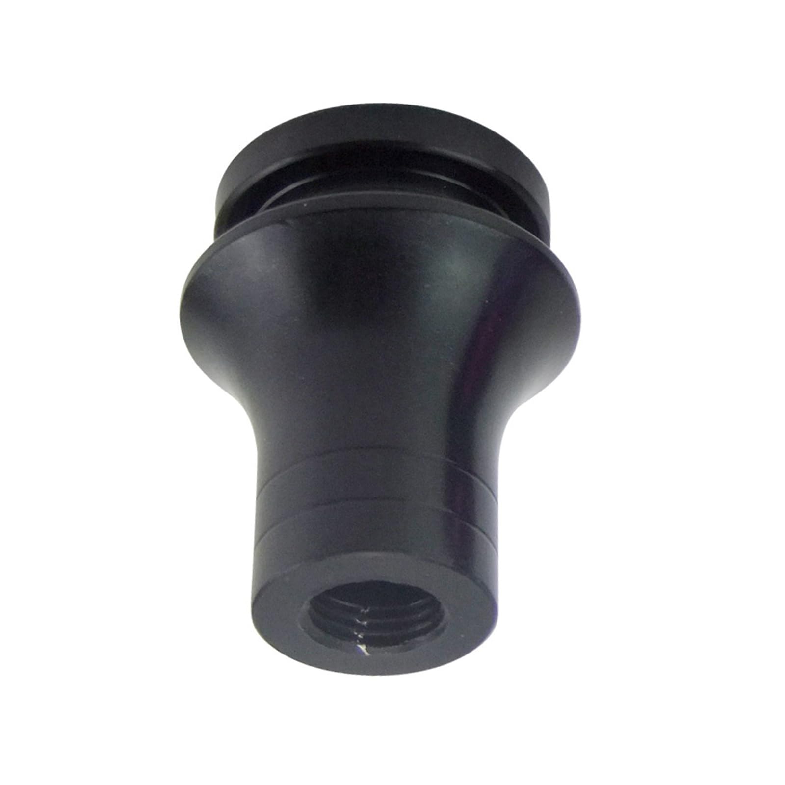 Pumpumlia Black M12x1.25 Shifter Knob Boot Retainer Rustproof Lever Adapter For Manual Vehicles Knob Adapter Aluminum Gear