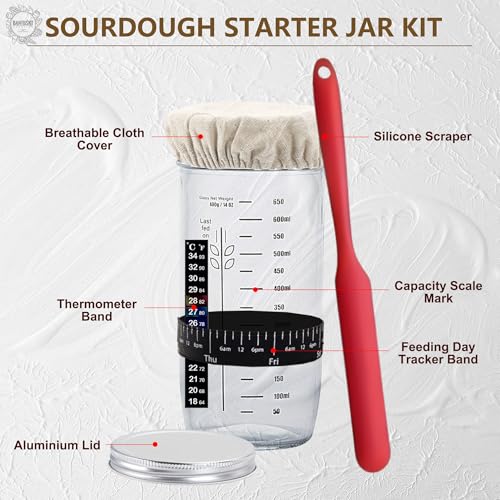 Complete Sourdough Kit with Glass Jar