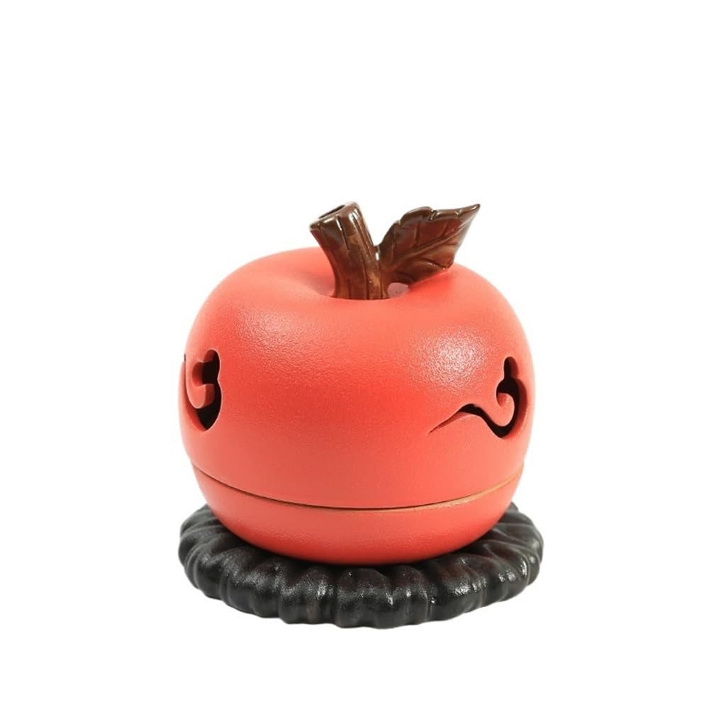 Incense Burner Creative Small Incense Burner With Lid Household Ceramic Holder For,Cone,Coil,Sticks
