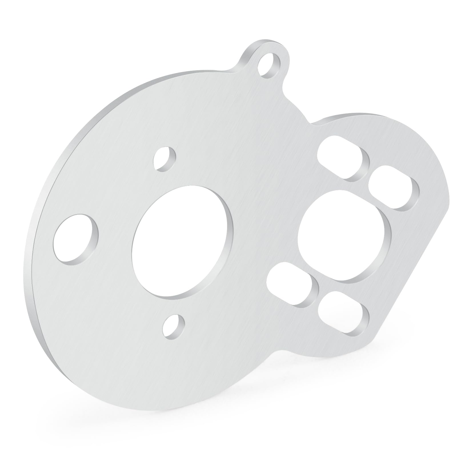 JGGZONE Losi Micro-B Stainless Steel Motor Mount Plate Fixed Bracket Compatible with LOSI 1/24 Micro-B 2WD Buggy RTR-LOS00007 Upgrade Parts - Silver