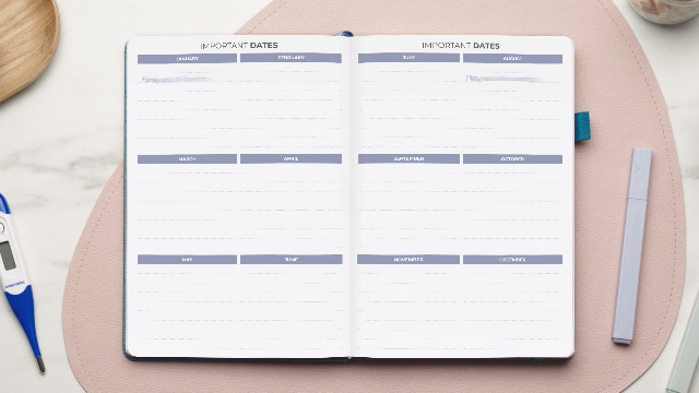 Legend Medical Planner - 12-Month Health Tracker Journal To Track Meals - View #3