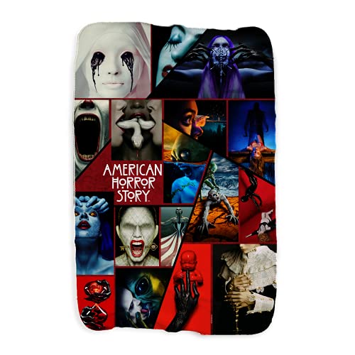 FX American Horror Story Key Art Mash Up Sherpa Blanket