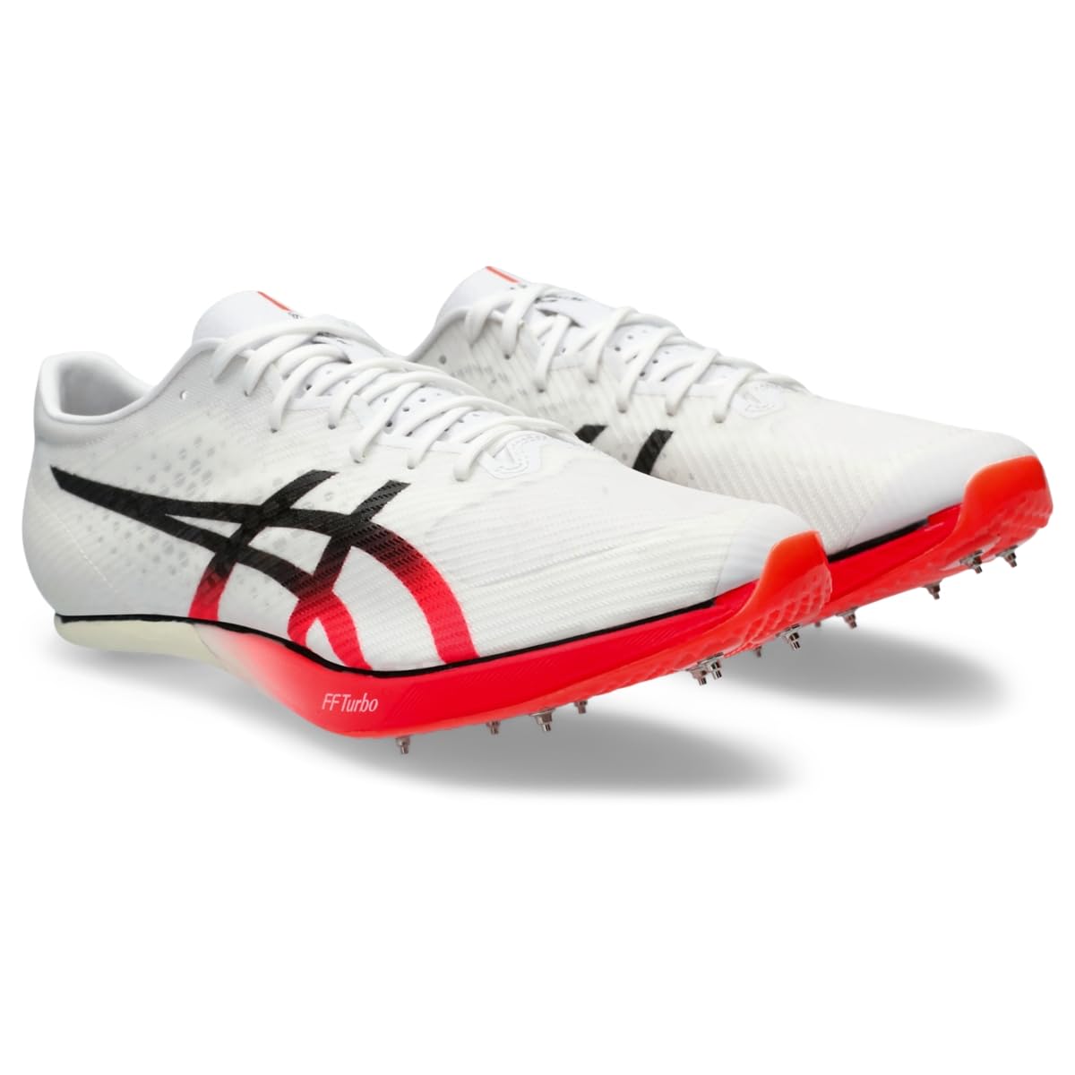 ASICS Unisex METASPEED SP Track & Field Shoe, 8.5, White/Black