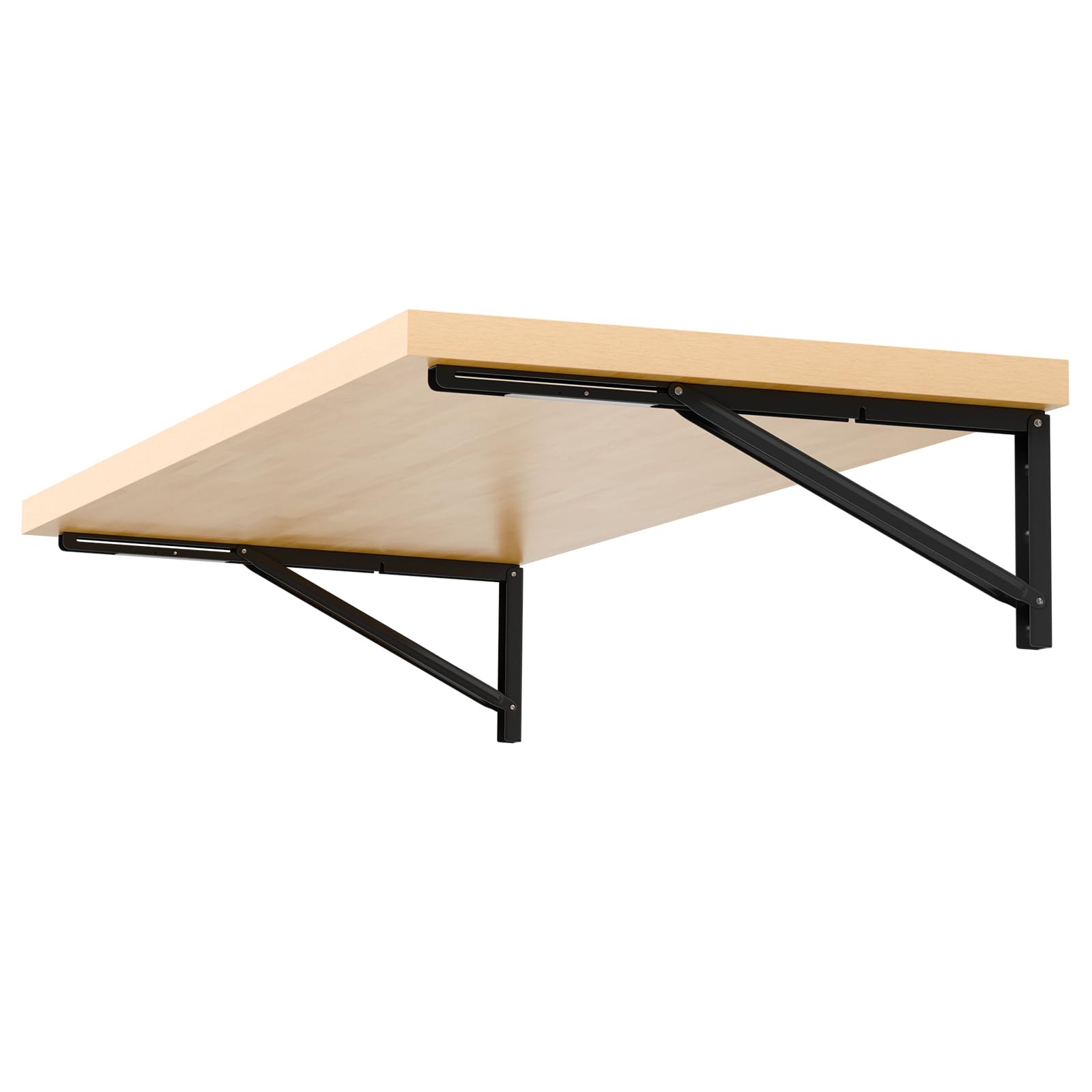 Condition photo showing New/Like New for 48" Heavy-Duty Folding Workbench, 1000lbs Load Capacity Wall Mounted Folding Table for Workshop, Garage