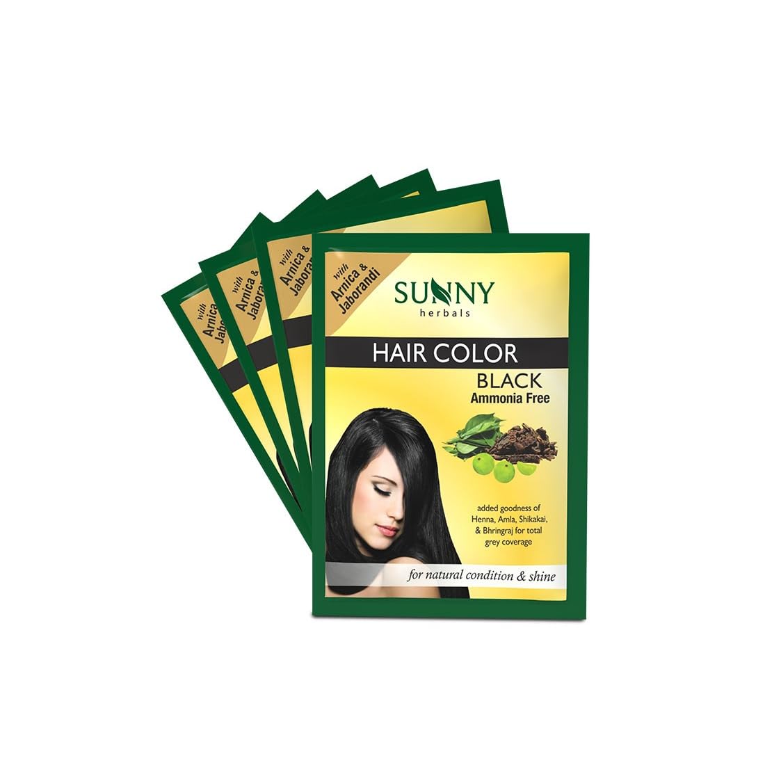 Sunny Herbals Black Hair Color | With Henna, Amla, Shikakai & Bhringraj | Long-Lasting Color | Deep Root-to-Tip Coverage |... - Review, Price and Buying Guide