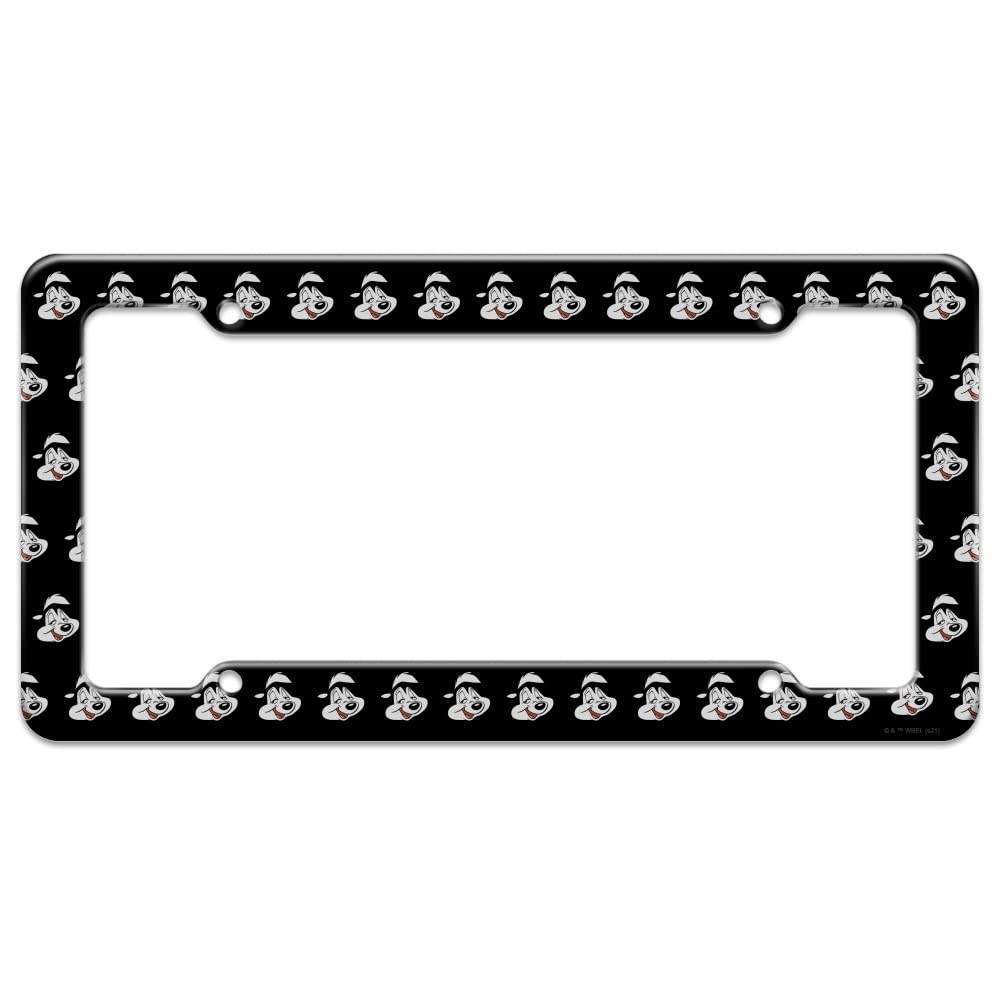 GRAPHICS & MORE Looney Tunes Pepe Face License Plate Tag Frame