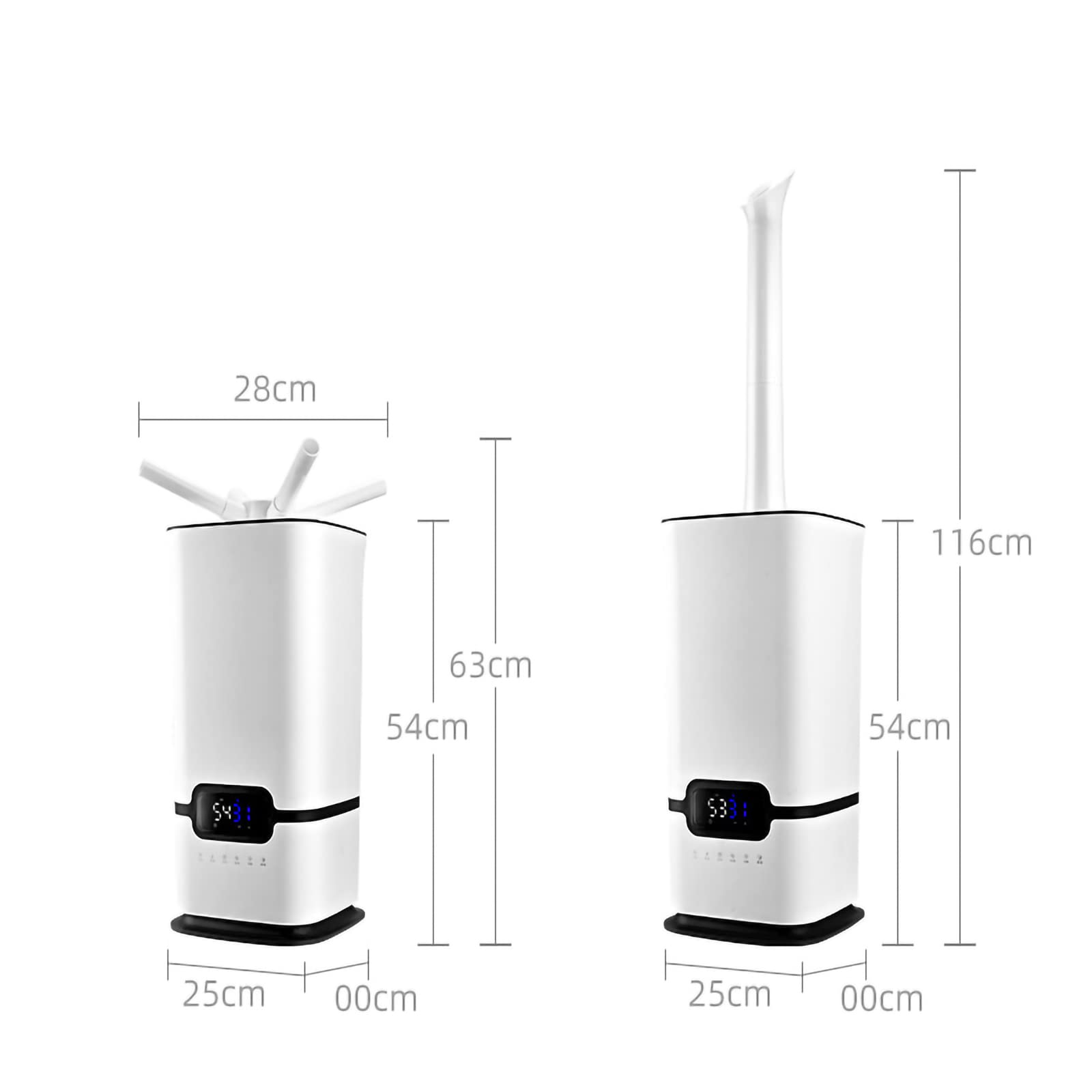 Humidificadores Humidificador De Gran Capacidad De 16 L Hogar Silencioso Gran Volumen De Niebla Dormitorio Aire Vegetal Pulverizador De Mantenimiento Fresco，
