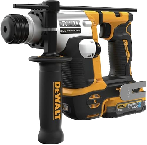 DEWALT DCH172E2 20V MAX sin escobillas 5/8 pulgadas. Kit de martillo giratorio inalámbrico ATOMIC SDS PLUS (1.7 Ah)