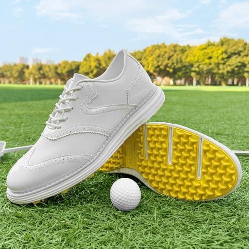 Image of Men Golf Shoes Professional 9 Spikes Comfortable Outdoor Golf Training Sport Sneakers for Men