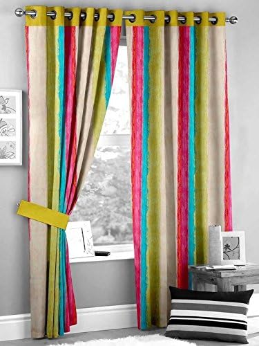 HOMEC Silhouette Collection Polyester Multicolor Digital Printed 1pc Curtain (Long Door 46 X 108 Inch)