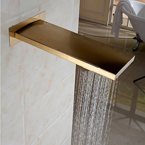 Robinets mitigeur de douche double fonction Gowe système pluie et cascade mural - 3
