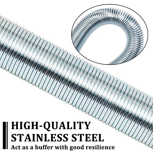 Yiachuii 25" Single Tender Spring Kit, 3 In 1 Abs Air Line Hose Tracker Tender Kit Heavy Duty With 3 Hose Holders For Semi Truck Trailer Tractor #TOP2